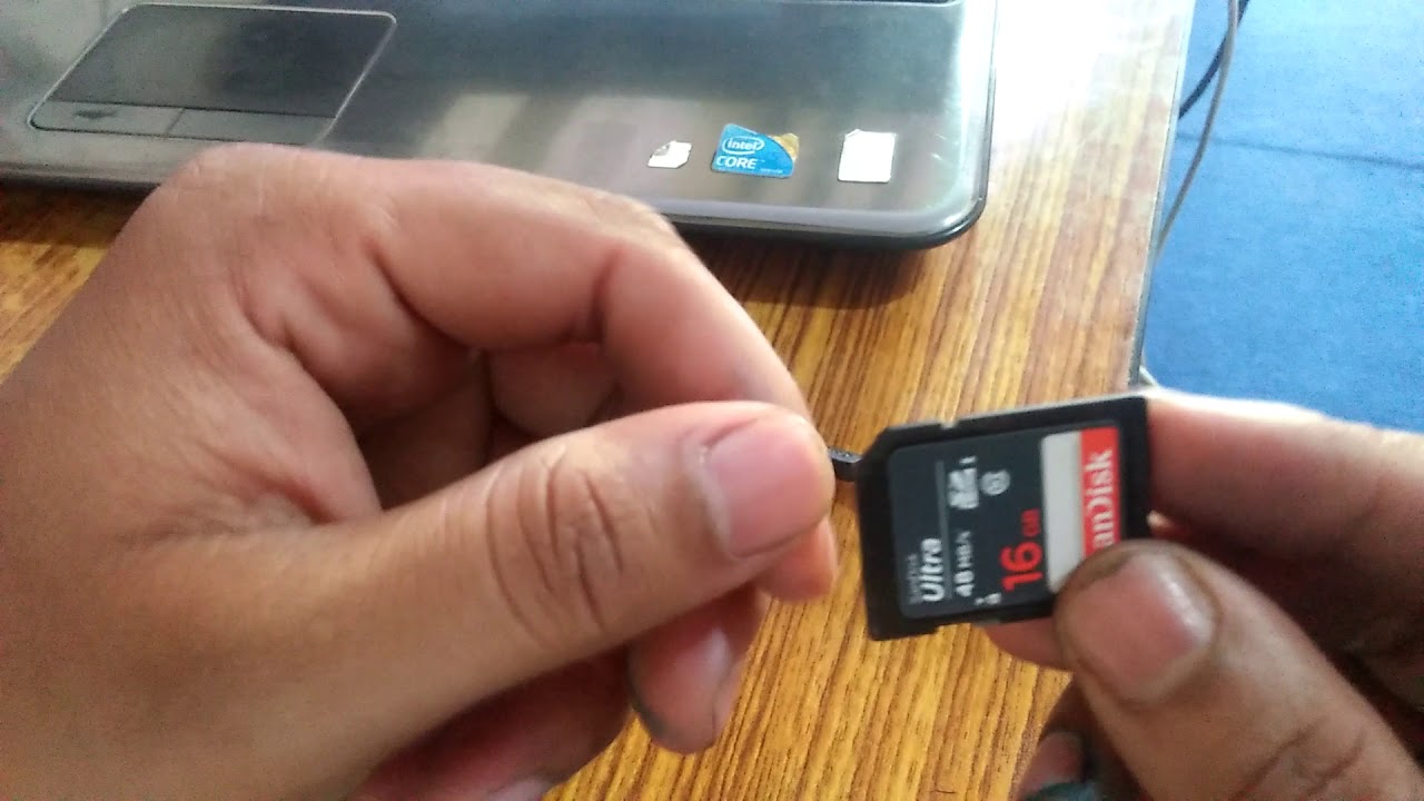 unlock a memory card