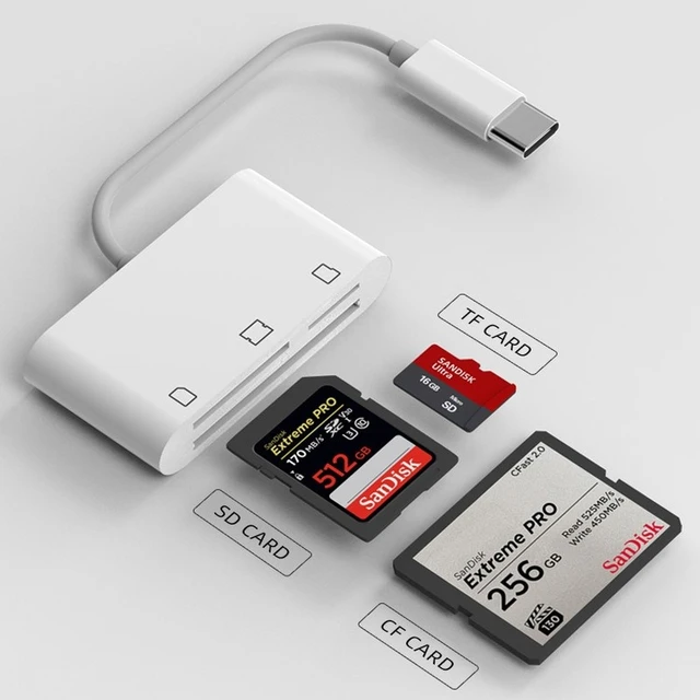 use an sd card reader on iphone