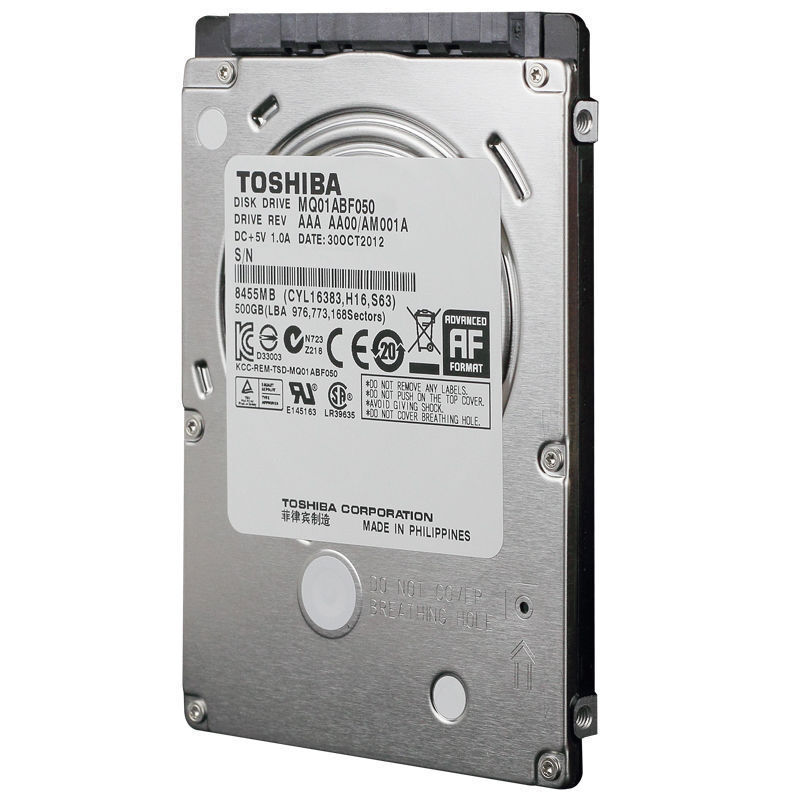 toshiba external hard drive not showing up